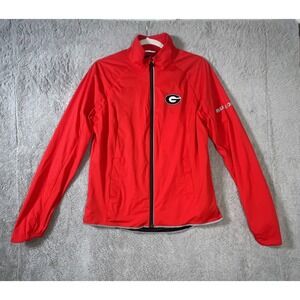 Georgia UGA Bulldogs G-III Sports Carl Banks Wind Jacket Women M Lt Weight READ